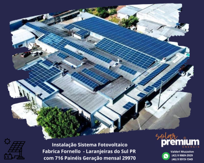 Inaugura nesta segunda-feira (5) em Laranjeiras do Sul a Solar Premium Energia 